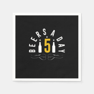 Serviette En Papier Bières par jour