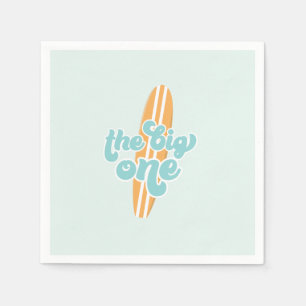 Serviette En Papier Big One Surf Beach 1er anniversaire