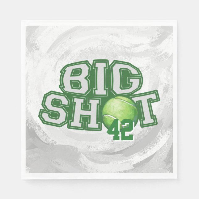Serviette En Papier Big Shot Tennis Ball (Devant)