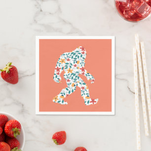 SERVIETTE EN PAPIER BIGFOOT FLORAL