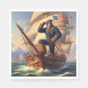 Serviette En Papier Bigfoot Sailor