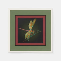 Bijoux Tone Dragonfly rencontre Mandala sur Olive