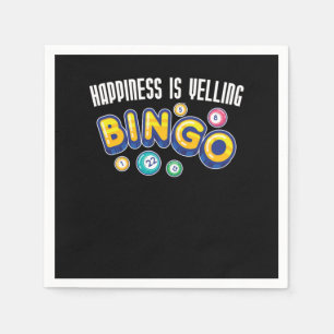 Serviette En Papier Bingo Joueur boules Lucky Nombre