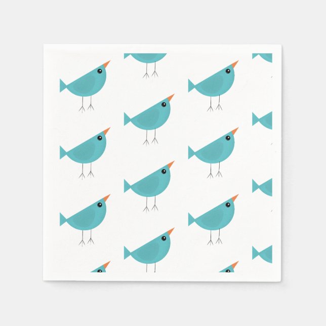Serviette En Papier Birdy   (Devant)