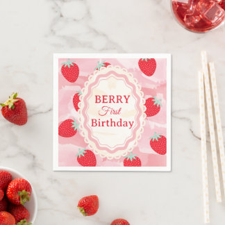 Serviette En Papier Birthday Party napkins