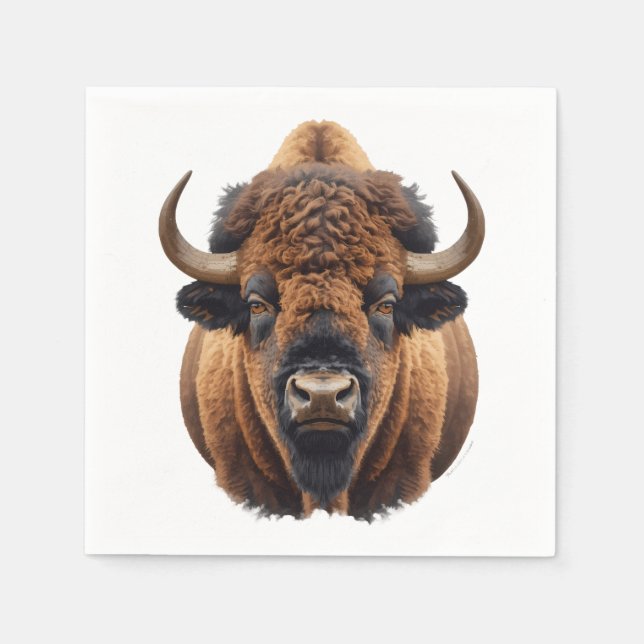 Serviette En Papier Bison / Buffalo (Devant)