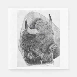 Serviette En Papier Bison d'Amérique