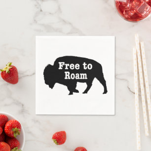 Serviette En Papier Bison libre de Roam