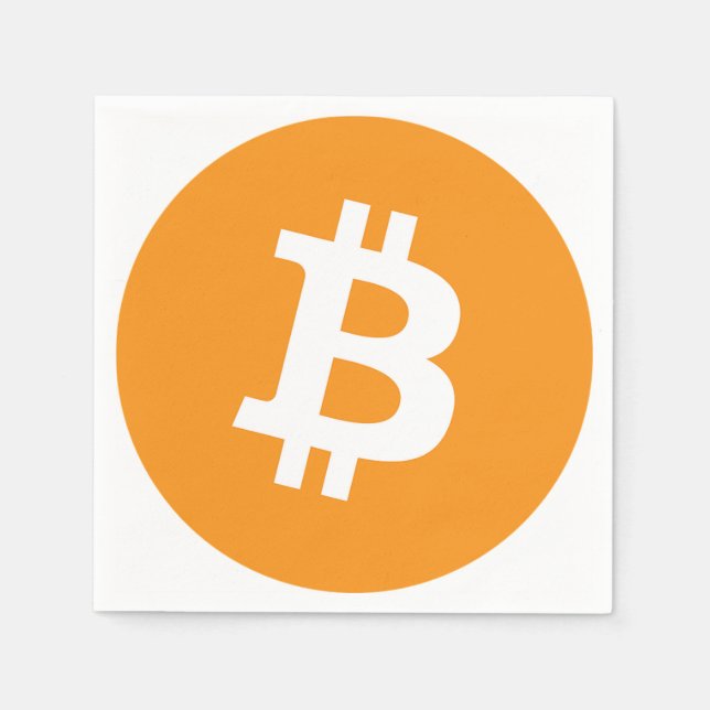 Serviette En Papier Bitcoin (Devant)