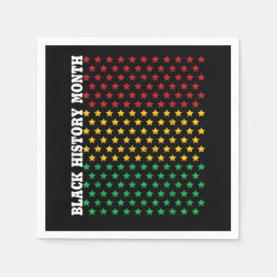 Serviette En Papier Black History Month Toxine d'Afrique