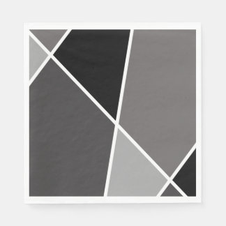 Serviette En Papier Black JanaiCreates Color Collection Paper Napkins