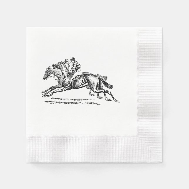 Serviette En Papier BLACK n WHITE PAPER NAPKIN (Devant)