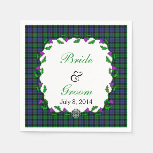 Serviette En Papier Black Watch Militaire Celtic Wedding Favoriser
