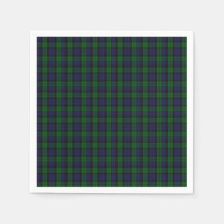 Serviette En Papier Blackwatch Tartan