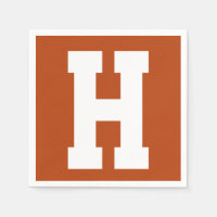 Blanc Grand Initiale moderne | Rouille