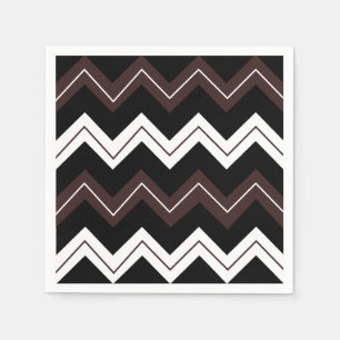 Serviette En Papier Blancs Brown noir