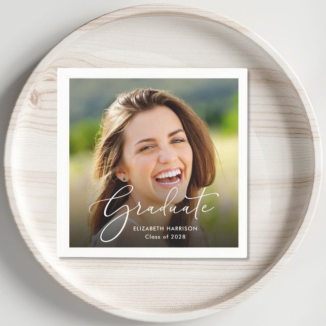 Serviette En Papier Blancs photo superposition de la partie de graduat (Créateur téléchargé)