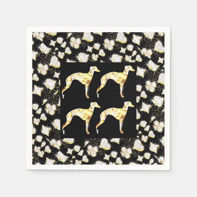 SERVIETTE EN PAPIER BLÉ GREYHOUND (Devant)