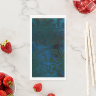 Serviette En Papier bleu