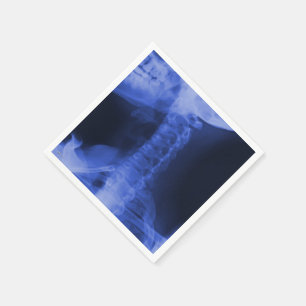 Serviette En Papier Bleu 2 électromagnétique radiographié