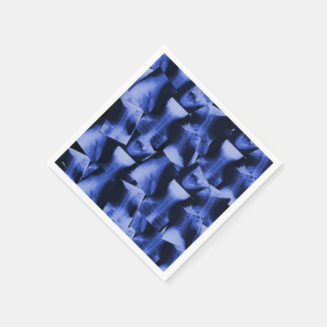 Serviette En Papier Bleu électromagnétique à rayons X (Coin)