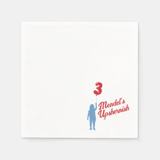 Serviette En Papier Bleu En vichy Upshernish Personnalisé Napkin