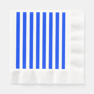 Serviette En Papier Bleu et Motif blanc pour voiles verticales