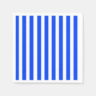 Serviette En Papier Bleu et Motif blanc pour voiles verticales