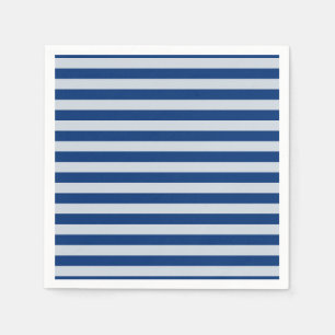 Serviette En Papier Bleu foncé et clair