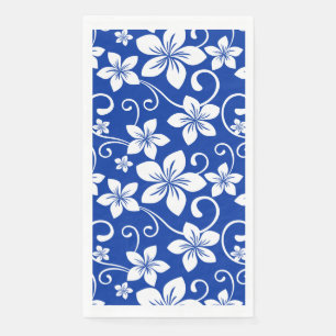 SERVIETTE EN PAPIER BLEU HAWAII (BLEU ROYAL)