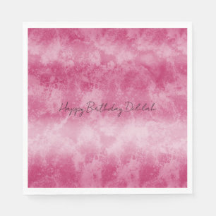 Serviette En Papier Bleu Pink Ombre