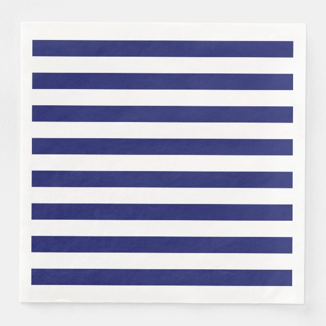 Serviette En Papier Bleu Sailor (Devant)