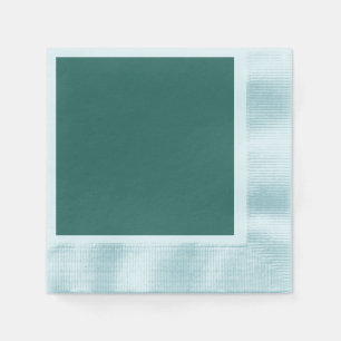 Serviette En Papier Bleu vert foncé (couleur solide)