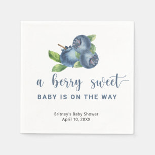 Serviette En Papier Bleuets doux