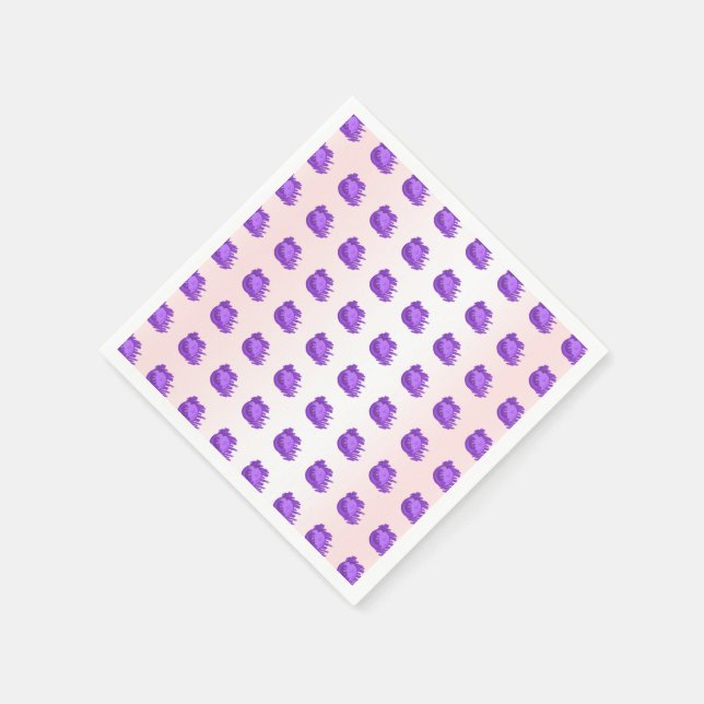 Serviette En Papier Bleurres et crème ITD (Coin)