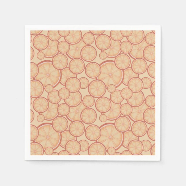 Serviette En Papier Bliss d'agrumes doux : Un nouveau début frais (Devant)