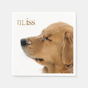 Serviette En Papier Bliss Golden Retriever