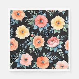 Serviette En Papier Bloomscape Nocturne