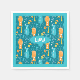 Serviette En Papier Blue Hawaii and Tropical Itch