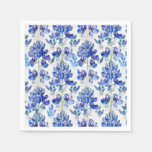 Serviette En Papier Bluebonnet Texas Wild Flower Motif