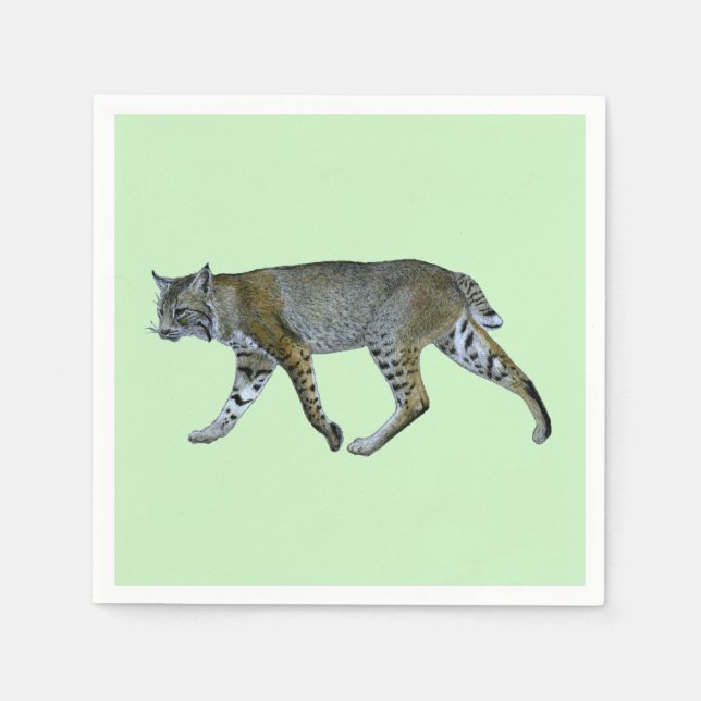 Serviette En Papier Bobcat (Devant)