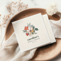 Bohème rétro Floral Nouveau Fête des mariées perso