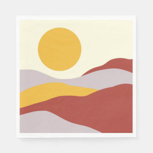 Serviette En Papier Boho bohème N4