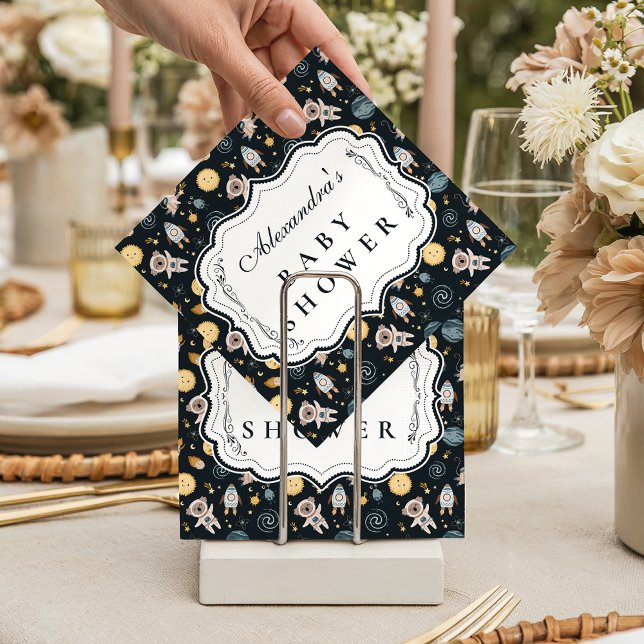 Serviette En Papier Boho Celestial Animal Baby Shower (Créateur téléchargé)