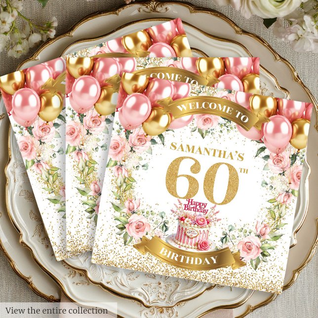 Serviette En Papier Boho éblouissant 60e anniversaire serviettes art é (Dazzling Boho 60th Birthday Napkins Sparkle Art

)