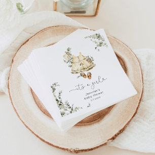 Serviette En Papier Boho nursery fille robe bébé fille douche