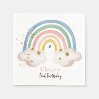 Boho Rainbow Birthday Naples Rainbow Party Pastel