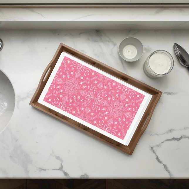 Serviette En Papier Boho Valentine Garden Paper Guest Towels (Créateur téléchargé)