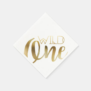 Serviette En Papier Boho Wild One   Première fête d'anniversaire