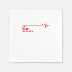 Serviette En Papier Boire à manger Soyez un Cool effrayant Unique